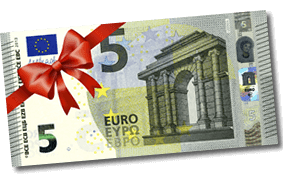 5 Euro Willkommensgutschein